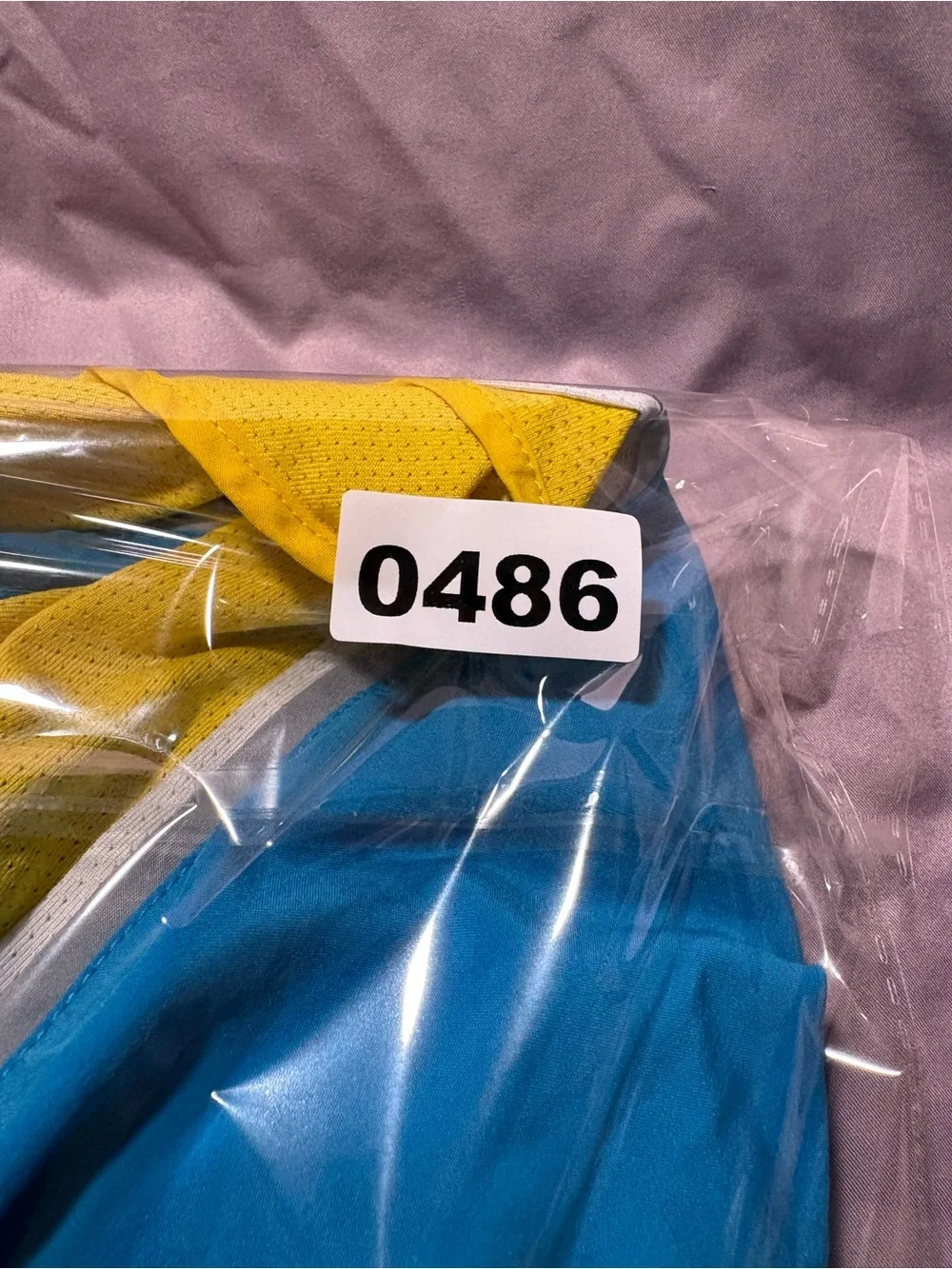 Nike Blue and Yellow Women's Athletic Running Shorts